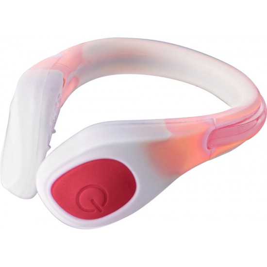 Браслет дя ніг (на кісточку) з червоними світлодіодами біло-червоний - V8717-52