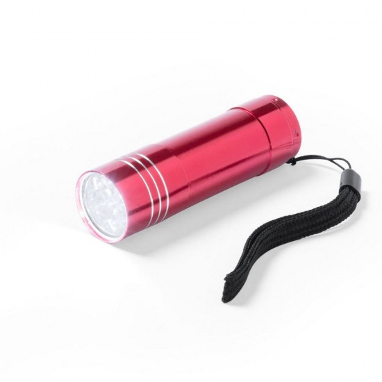 Ліхтарик Voyager LED з ремінцем червоний - V8768-05