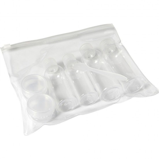 Дорожній набір ємностей для косметики Voyager прозорий - V8976-00 Дорожній набір ємностей для косметики Voyager прозорий - V8976-00