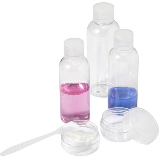 Дорожній набір ємностей для косметики Voyager прозорий - V8976-00 Дорожній набір ємностей для косметики Voyager прозорий - V8976-00