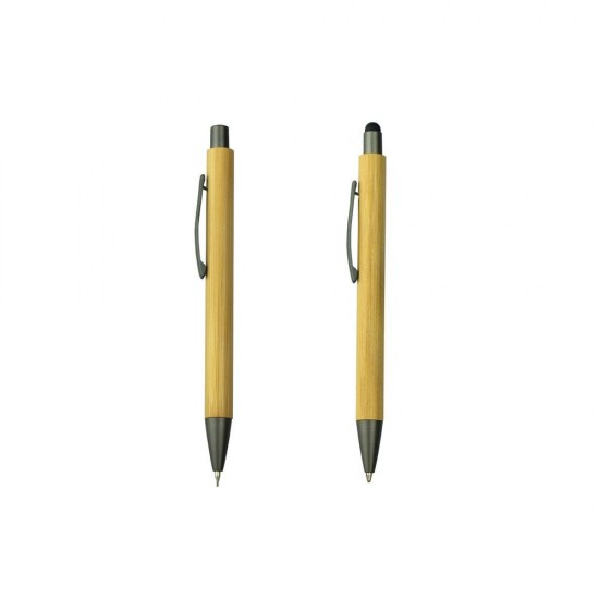 Набір письмовий Wallace кулькова ручка сенсорна та механічний олівець натуральний - V9342-17