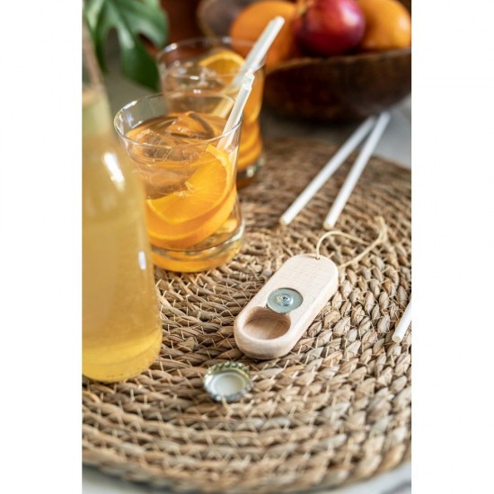 Відкривачка для пляшок Voyager Lark, дерев'яна натуральний - V9369-17