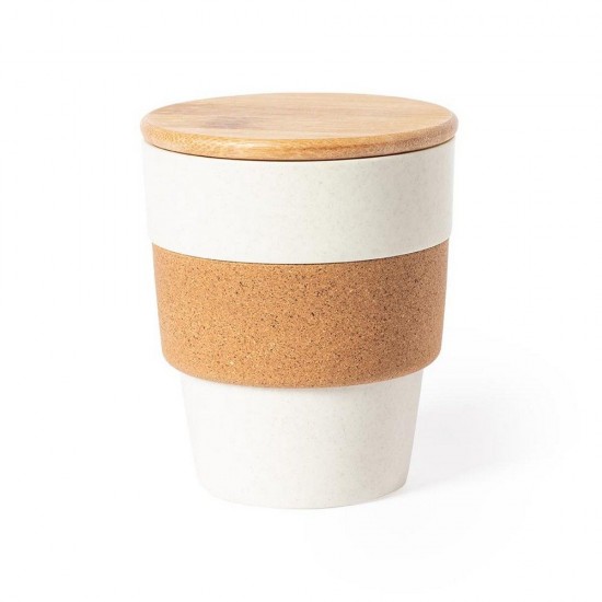 Кухоль 350 мл пластиковий Voyager, з кришкою світло-бежевий - V9389-00