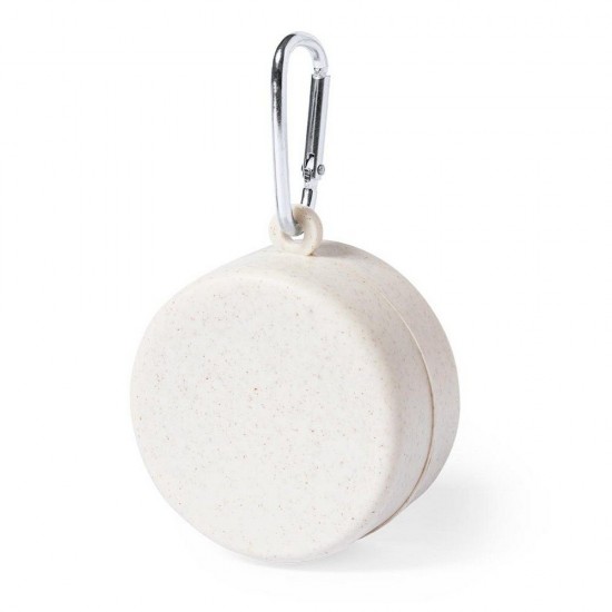 Кухоль складаний 220 мл пластиковий Voyager, з карабіном світло-бежевий - V9393-00