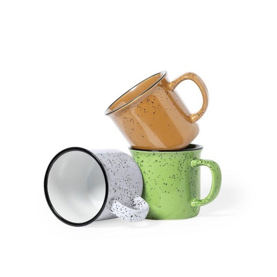 Кружка 350 мл керамічна Voyager, з вкрапленням коричневий - V9399-16