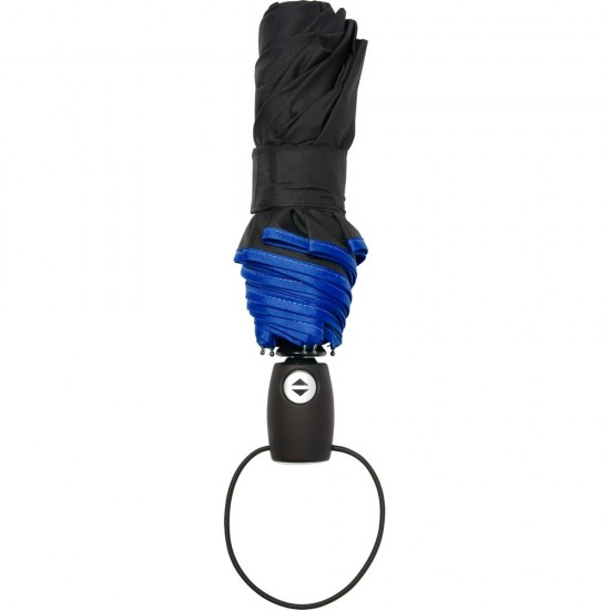 Вітрозахисна автоматична парасолька кобальт - V9450-04