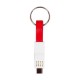 Брелок для ключів, зарядка і кабель синхронізації червоний - V9489-05
