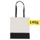 Бавовняна сумка для покупок чорний - V9490-03