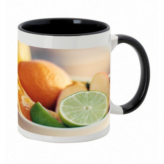 Кружка 350 мл керамічна для сублімації Voyager чорний - V9504-03