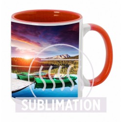 Кружка 350 мл керамічна для сублімації Voyager червоний - V9504-05