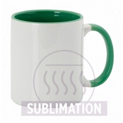 Кружка 350 мл керамічна для сублімації Voyager зелений - V9504-06