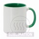 Кружка 350 мл керамічна для сублімації Voyager зелений - V9504-06