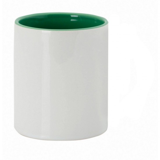 Кружка керамічна 350 мл зелений - V9504-06