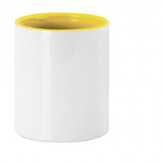 Кружка керамічна 350 мл жовтий - V9504-08