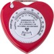 Рулетка медична 1,5 м Серце червоний - V9566-05