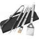 Набір для барбекю 4в1 Voyager, в сумці чорний - V9655-03