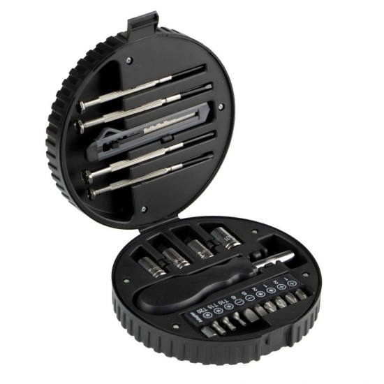 Набір інструментів 20в1 Voyager Тire, в кейсі чорний - V9717-03