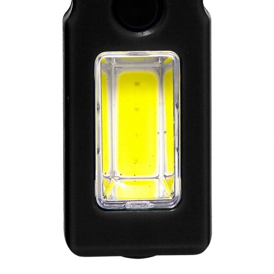 Ліхтарик Voyager LED з боковим COB light, різаком та молотком для скла чорний - V9732-03