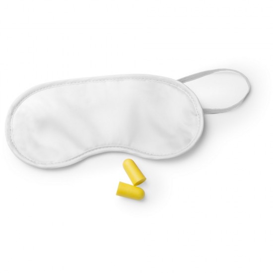 Дорожня маска на очі, беруші Voyager Travel білий - V9815-02 Дорожня маска на очі, беруші Voyager Travel білий - V9815-02