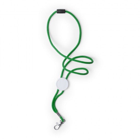 Рекламний шнурок зелений - V9831-06