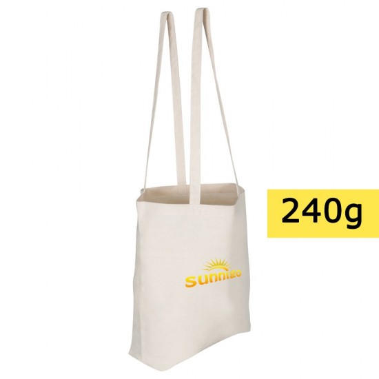 Бавовняна сумка для покупок бежевий - V9859-20