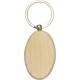 Брелок Voyager Oval wooden коричневий - V9863-16