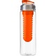 Пляшка для води Voyager, з контейнером, тританова, 650 мл помаранчевий - V9868-07