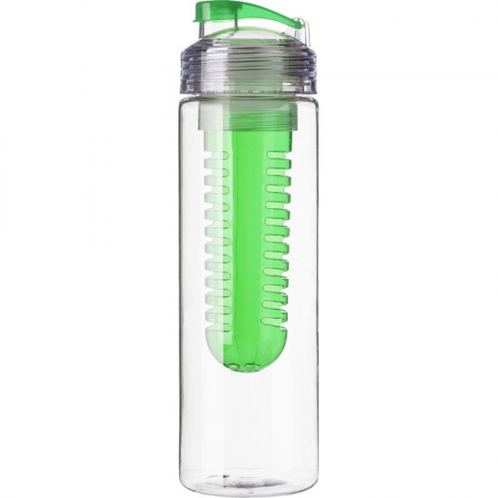 Пляшка для води Voyager, з контейнером, тританова, 650 мл світло-зелений - V9868-10