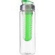 Пляшка для води Voyager, з контейнером, тританова, 650 мл світло-зелений - V9868-10