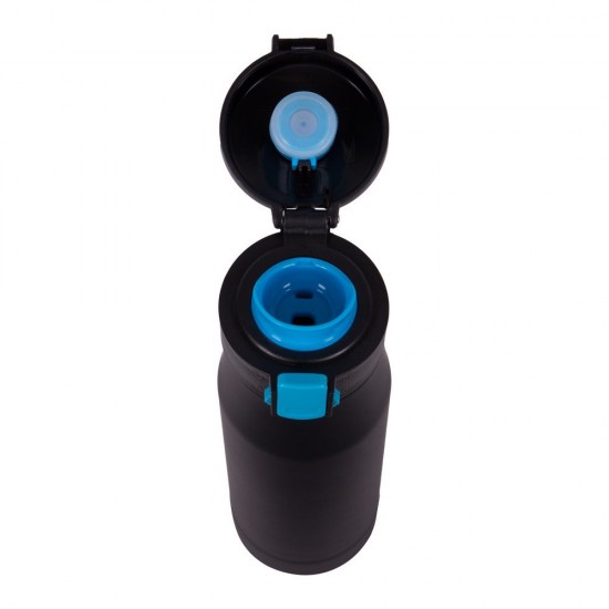 Термопляшка 550 мл сталева Voyager Air Gifts Angela, вакуумна синій - V9925-11