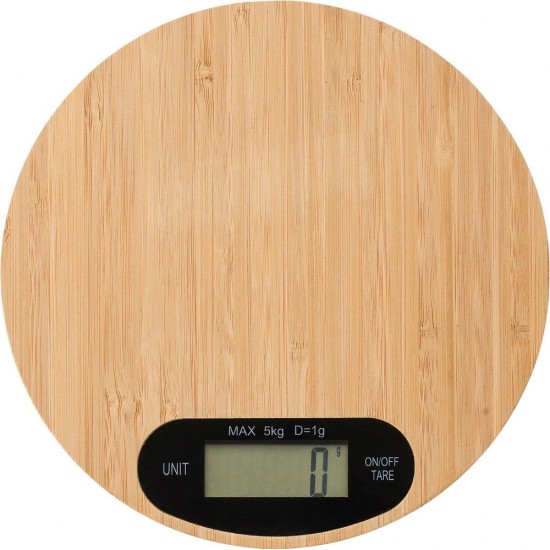 Ваги кухонні бамбукові макс. 5 кг коричневий - V9957-16