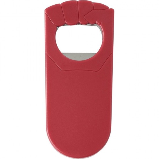 Відкривачка для пляшок Fist червоний - V9966-05