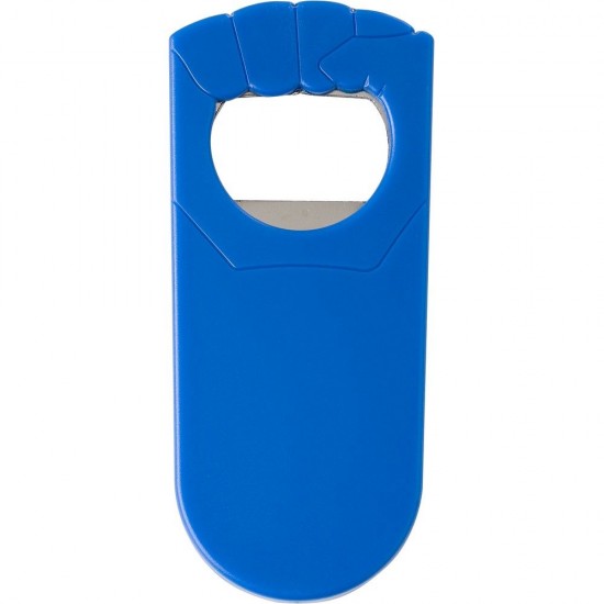 Відкривачка для пляшок Fist синій - V9966-11