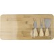 Набір для сиру 4в1 Voyager, бамбуковий коричневий - V9967-16 Набір для сиру 4в1 Voyager, бамбуковий коричневий - V9967-16