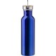 Пляшка для води 700 ml нержавіюча сталь з ручкою синій - V9974-11