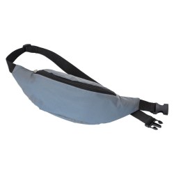 Сумка на пояс Voyager світловідбиваюча сріблястий/чорний - V9976-32