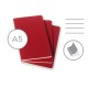 Блокнот в лінію А5 Voyager Moleskine Cahier Journal, м'яка обкладинка червоний - VM022-05