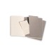 Блокнот в лінію А5 Voyager Moleskine Cahier Journal, м'яка обкладинка сірий - VM022-19