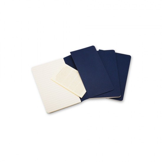 Блокнот в лінію А6 Voyager Moleskine Cahier Journal, м'яка обкладинка синій - VM023-11 Блокнот в лінію А6 Voyager Moleskine Cahier Journal, м'яка обкладинка синій - VM023-11