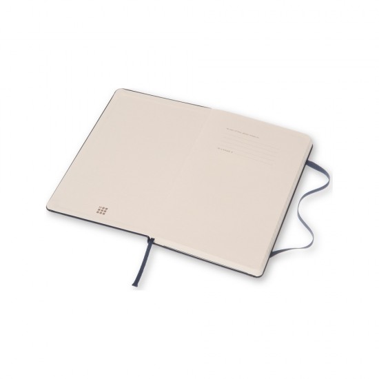 Блокнот в лінію А5 Voyager Moleskine, тверда обкладинка темно-синій - VM301-27