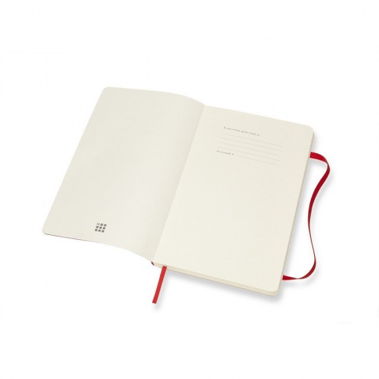 Блокнот в лінію А5 Voyager Moleskine, тверда обкладинка червоний - VM303-05