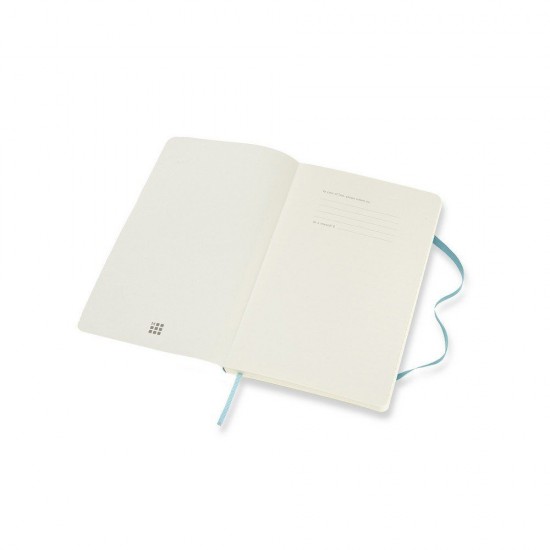 Блокнот в лінію А5 Voyager Moleskine, тверда обкладинка бірюзовий - VM303-29