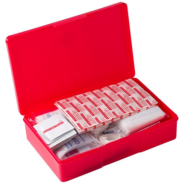 Плед з новорічним мотивом червоний - 60869WE